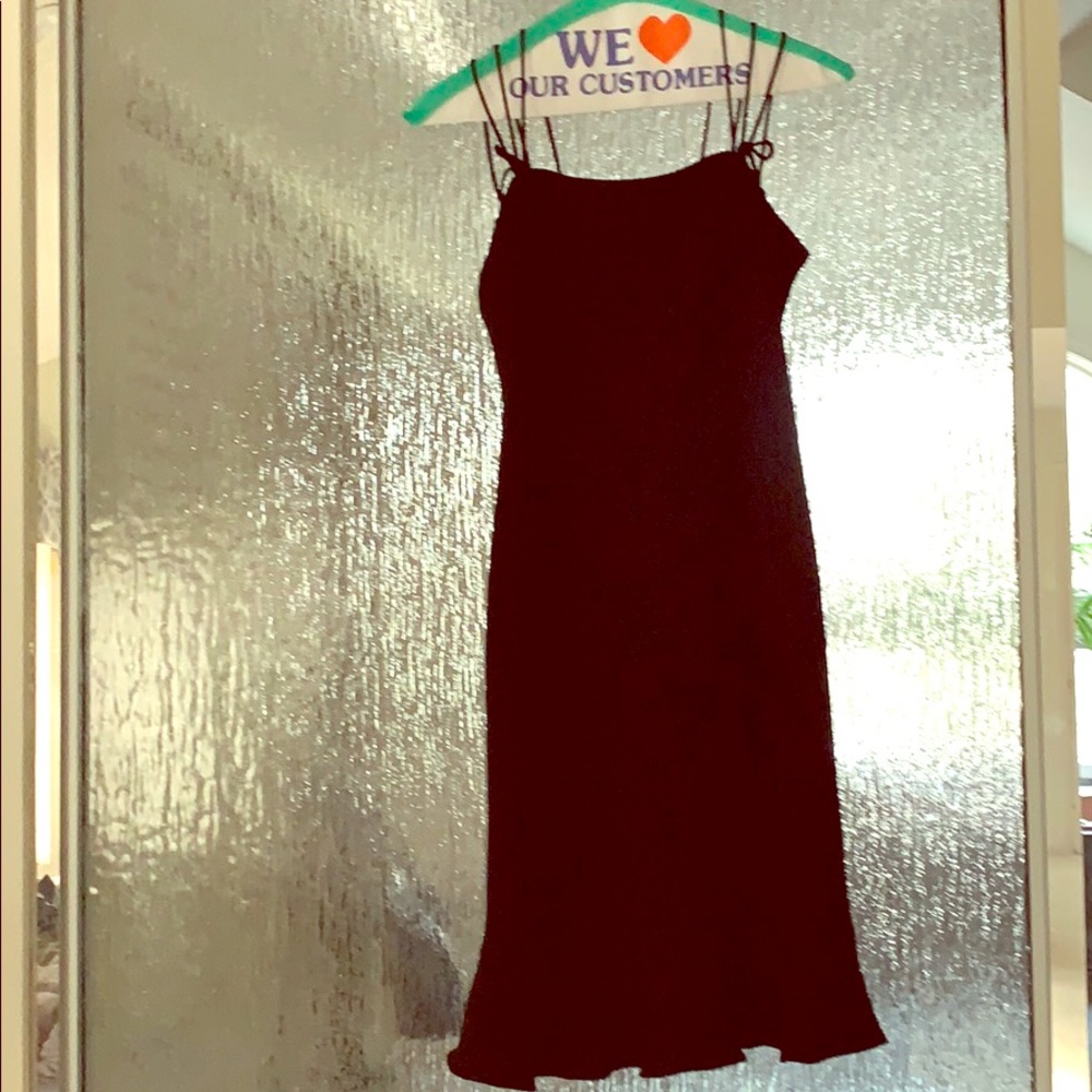 Black cocktail dress